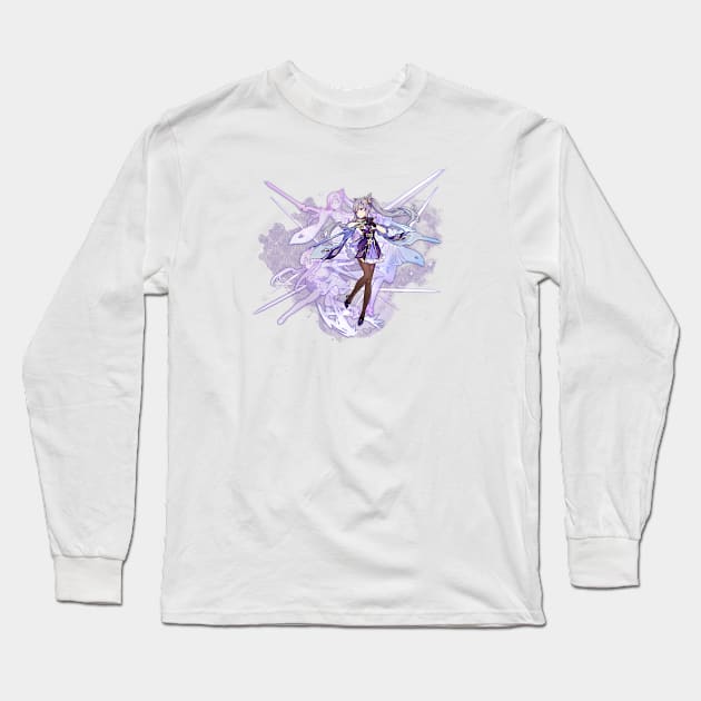 Keqing Long Sleeve T-Shirt by galacticshirts